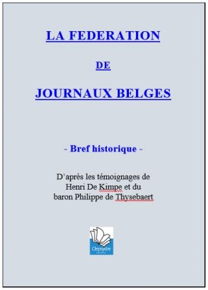 La Fédération des Journaux belges de Province